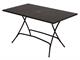 Canasta table d'extérieur rectangulaire pliable in Extérieur