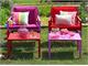 Armchair PURPLE in polypropylene Aria  in Outdoor