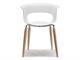 Chair with wooden legs Natural Miss B Antishock in Living room