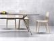 Chair in bleached beech or Smoke Smilla in Living room