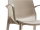 Chair in technopolymer with armrests Ginevra in Living room