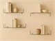 Regal aus gebogenem Glas Handle in Tag