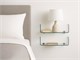 Shelf in curved glass Handle in Living room
