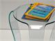 Coffee table in curved glass for the living room Jellyfish in Living room