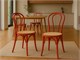 Thonet 01/A4 sedia classica in legno verniciato in Giorno