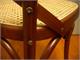 Chaise vintage en bois et paille de Vienne Ciao W in Jour
