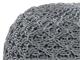 ATHENA DARK GREY pouf intrecciato in Giorno