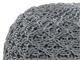 ATHENA DARK GREY woven pouf in Living room