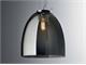 Eva hanging lamp in smoked glass in Lighting