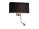 LED Wandlampe mit Lampenschirm aus Gewebe Hotel in Beleuchtung