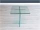 Lord square glass coffee table  in Living room
