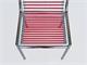 René Herbst 303 Stuhl mit Struktur aus Metall mit elastischen Schnüren in Tag