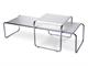 Marcel Breuer metal small table Laccio with laminated top in Living room
