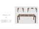 Extendible Table Consolle in wood MAGIC BOX 185  in Living room