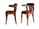 Stuhl Bistrot 600 SI aus Holz und Kunstleder in Tag
