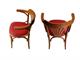 Chair Bistrot 600 SI in wood and faux leather in Living room