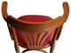 Chair Bistrot 600 SI in wood and faux leather in Living room