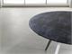 Extendible round table in glass ARGO in Living room