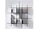LIBRA 2 METALLO Bibliothèque avec structure en acier et récipients en métal in Jour