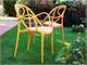 Garden armchair in colored plastic Etoile P  in Outdoor