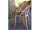 Garden armchair in colored plastic Etoile P  in Outdoor