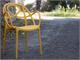 Poltroncina da giardino in plastica colorata Etoile P  in Esterno