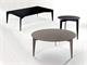 Table basse rond en acier et verre Nordic in Jour