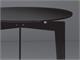 Table basse rond en acier et verre Nordic in Jour