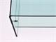 Curved Glass Small Table with shelf Accademia in Living room