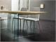 Tisch aus Holz und Glas Breath in Tag