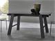 Hornet glass extending table with legs in wood  in Living room