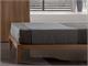 Double bed in wood with padded heaboard Spazio in Bedrooms