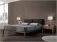 Double bed in wood with padded heaboard Spazio in Bedrooms