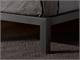 Double bed in wood with padded heaboard Spazio in Bedrooms