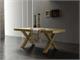 Extendible table in melamine Post in Living room