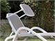Sunbed CHARCOAL with armrests Alfa in Outdoor