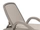 Sunbed DOVE GREY with armrests Alfa in Outdoor