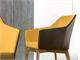 Armchair with structure in solid wood Trafic in Living room