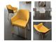 Armchair with structure in solid wood Trafic in Living room