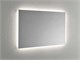 Rectangular mirror with led Alfa in Living room