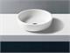 Lavabo circulaire en Solid Surface Betacryl Scutum in Salle de bains