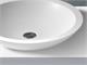 Lavabo da appoggio tondo in Solid Surface - Oculus in Bagno