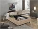 Sommier 120 upholstered bed with container in Bedrooms