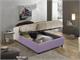 Sommier 120 upholstered bed with container in Bedrooms