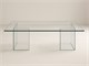 Libro bases en verre courbé pour tables en verre in Jour