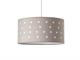 Hanging lamp with colored perforated lampshade Pois in Lighting