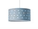 Hanging lamp with colored perforated lampshade Pois in Lighting