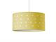 Hanging lamp with colored perforated lampshade Pois in Lighting