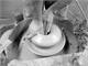 Vaso cilindro trequanda liscio in terracotta in Esterno