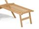Wooden chaise longue  in Outdoor